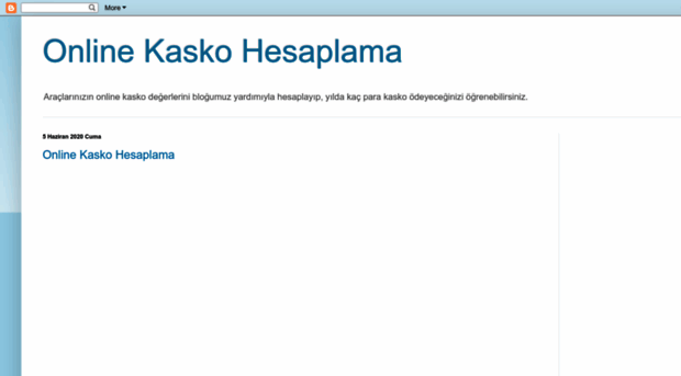 onlinekasko.blogspot.com