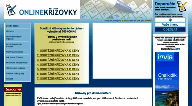 onlinekrizovky.cz