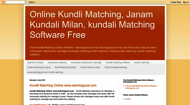 onlinekundalimatching.blogspot.com