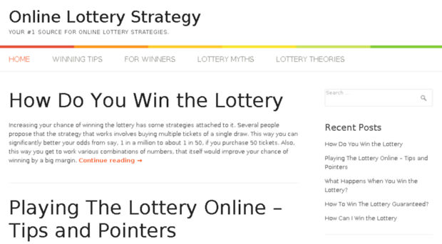 onlinelotterystrategy.com