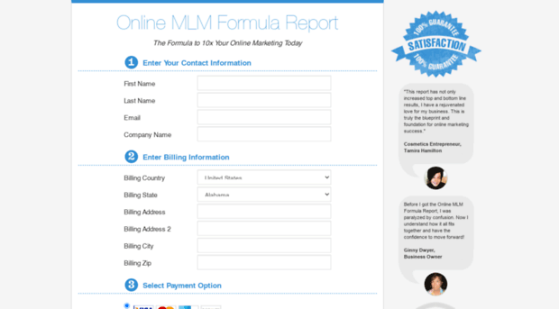 onlinemlmformulareport.securechkout.com