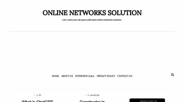 onlinenetworkssolution.blogspot.in