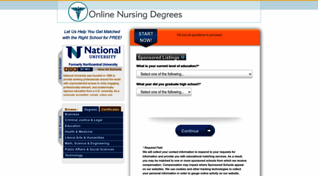 onlinenursingdegrees.elearners.com