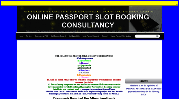 onlinepassportslotbooking.in