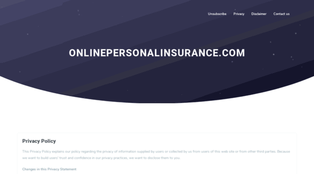 onlinepersonalinsurance.com