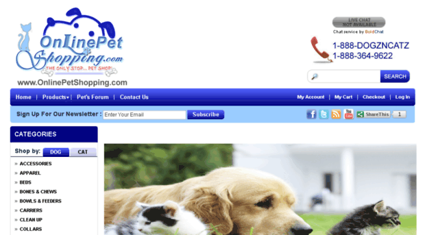 onlinepetshopping.com