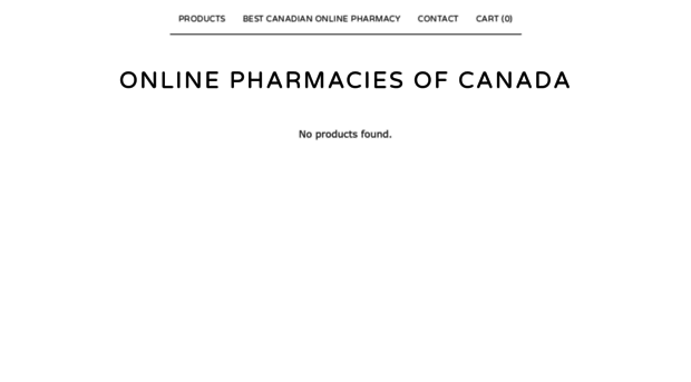 onlinepharmaciesofcanada.bigcartel.com