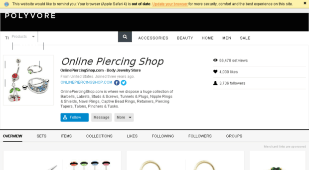 onlinepiercingshop.polyvore.com