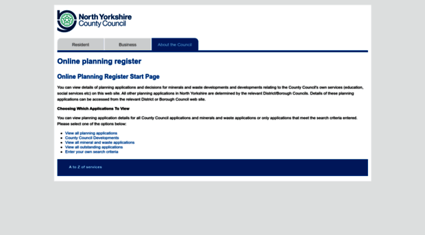 onlineplanningregister.northyorks.gov.uk