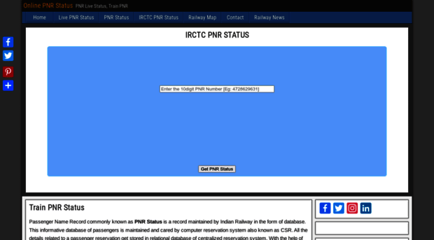 onlinepnrstatus.co.in