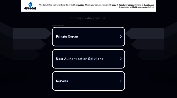 onlineprivateserver.net