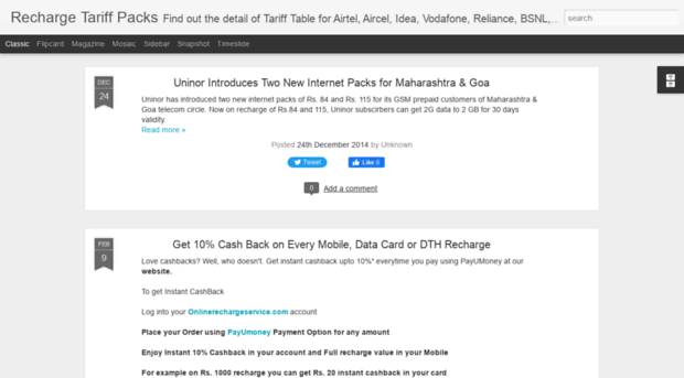 onlinerechargeservicetarifftable.blogspot.in