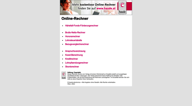 onlinerechner.haude.at