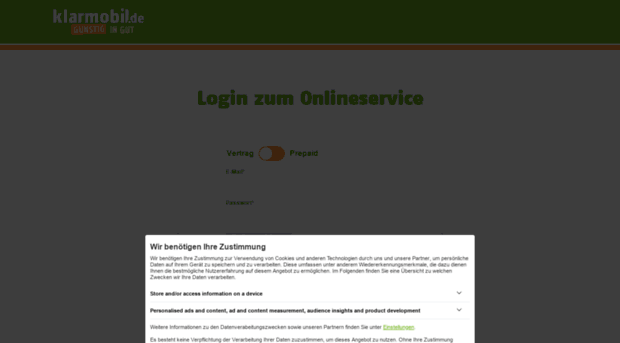 onlineservice.klarmobil.de