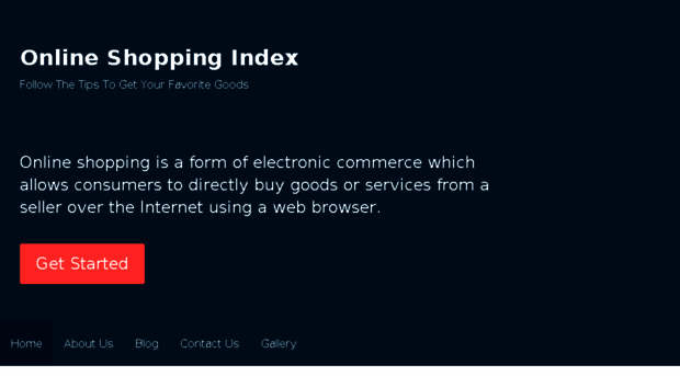 onlineshoppingindex.com