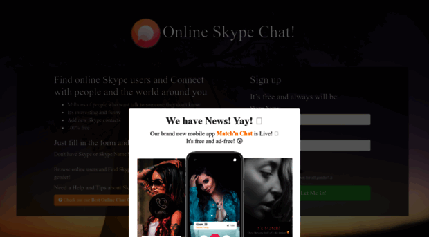 onlineskypechat.com