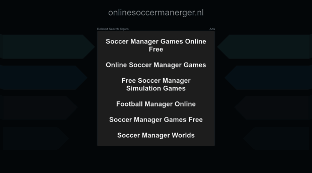 onlinesoccermanerger.nl