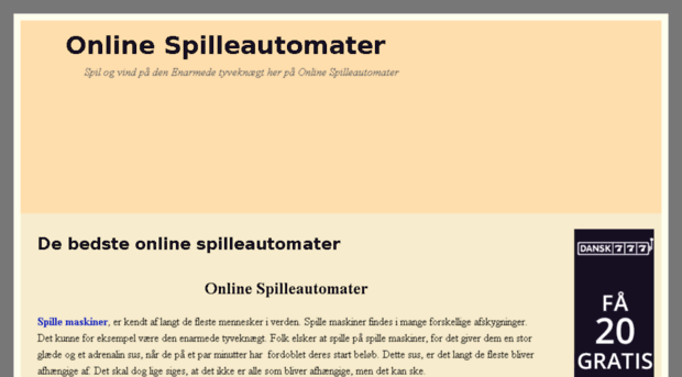 onlinespilleautomat.net