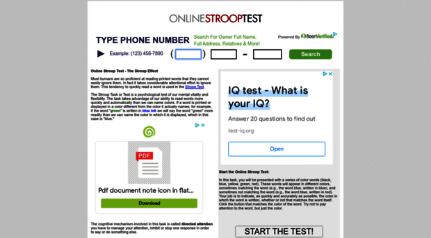 onlinestrooptest.com