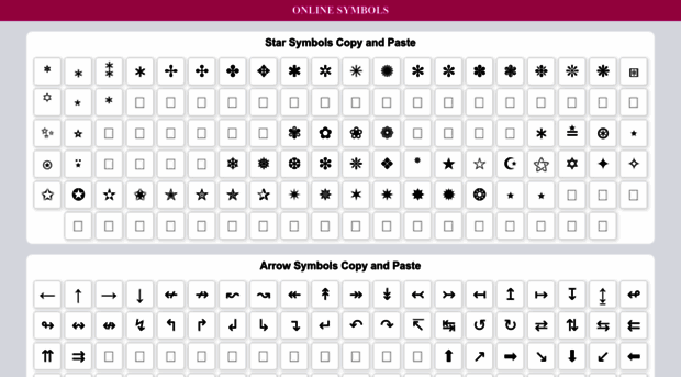 onlinesymbols.com
