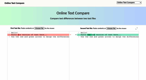 onlinetextcompare.com