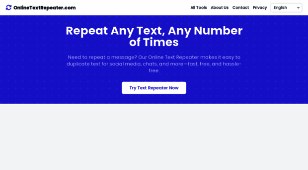 onlinetextrepeater.com
