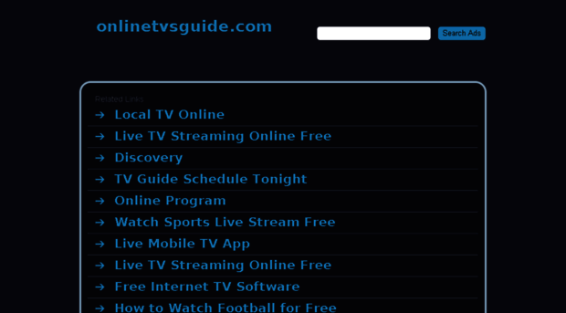 onlinetvsguide.com