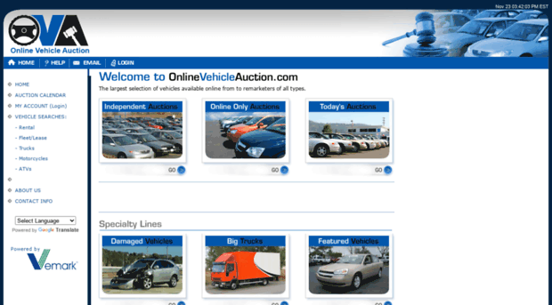 onlinevehicleauction.com