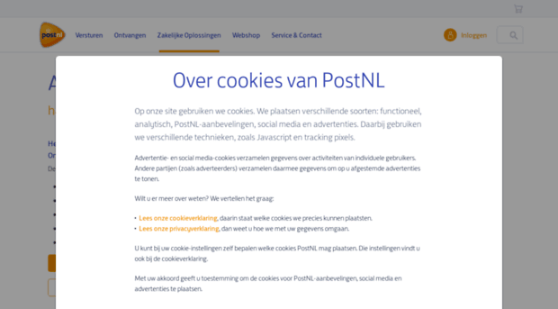 onlineverzendservice.postnl.nl