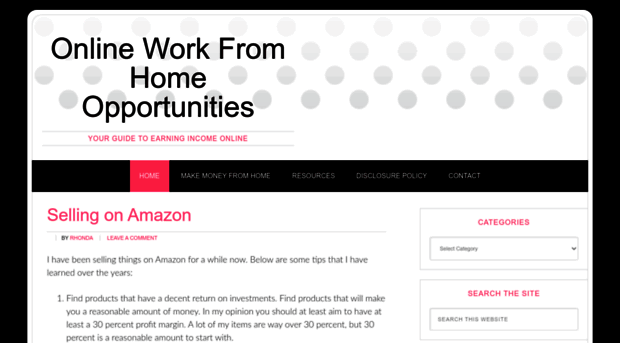 onlineworkfromhomeopportunities.com