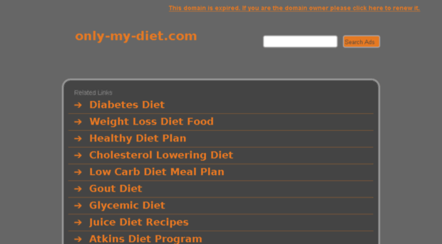 only-my-diet.com