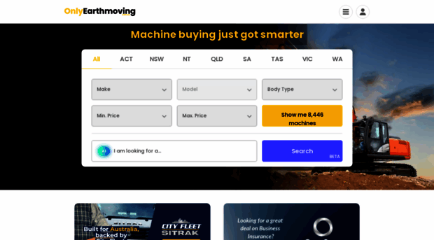 onlyearthmoving.com.au