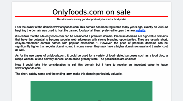 onlyfoods.com