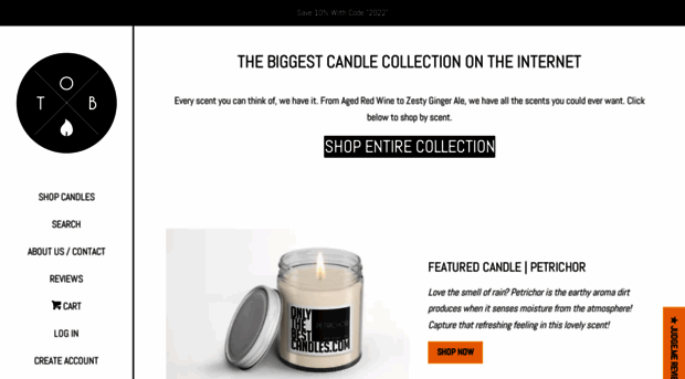 onlythebestcandles.com