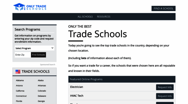 onlytradeschools.com