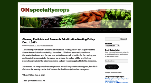 onspecialtycrops.ca