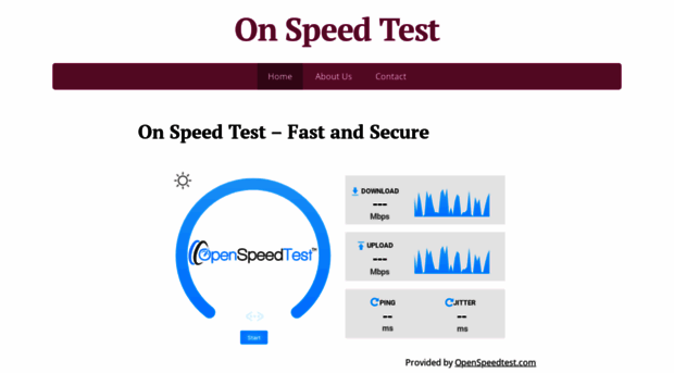 onspeedtest.com