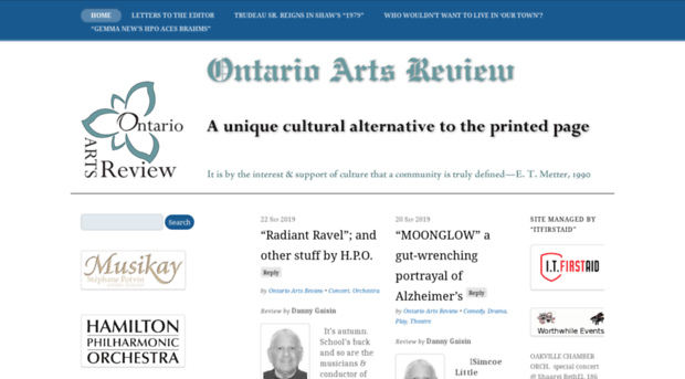 ontarioartsreview.ca