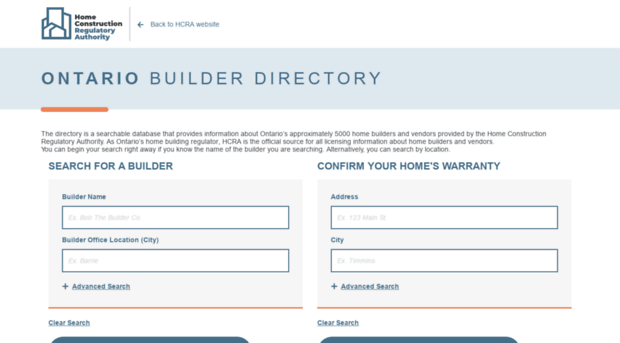 ontariobuilderdirectory.tarion.com