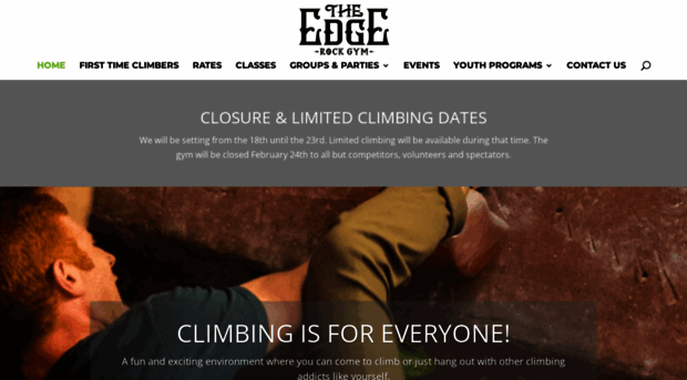 ontheedgerockclimbing.com