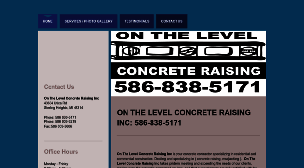 onthelevelconcreteraising.com