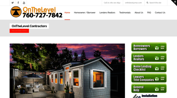 onthelevelcontractors.com