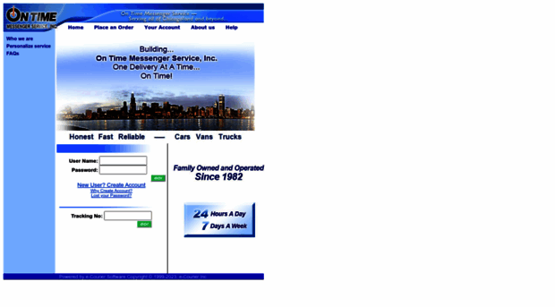 ontime.e-courier.com