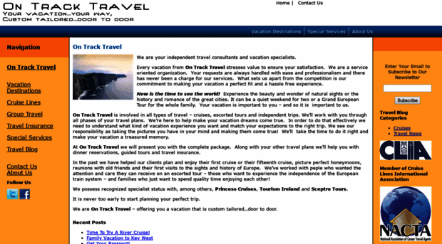 ontracktravel.travel