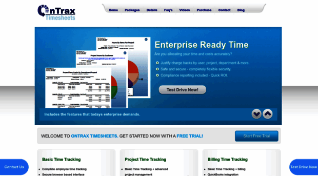 ontraxtimesheets.com