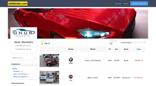 onurotomotivgiresun.sahibinden.com