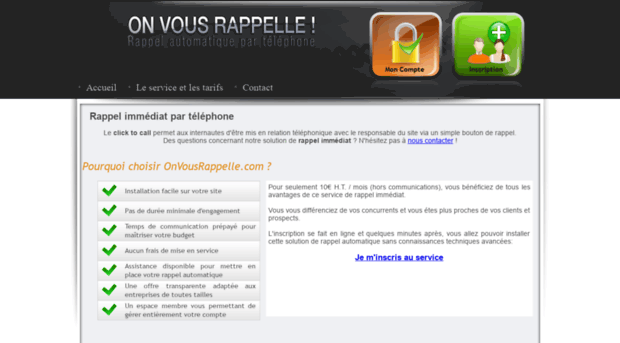 onvousrappelle.com