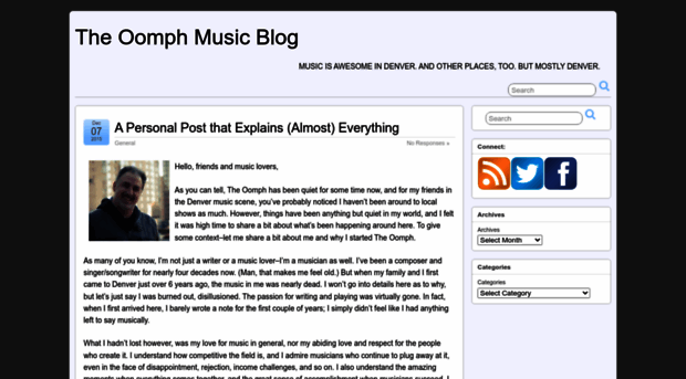 oomphmusicblog.com