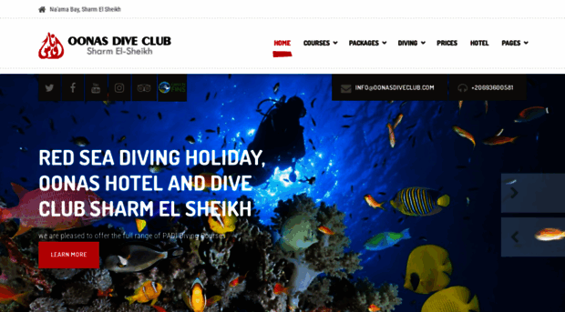 oonasdiveclub.com