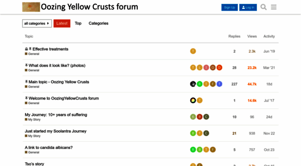 oozingyellowcrusts.com